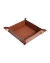 Royce New York Catchall Valet Tray In Brown