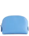Royce New York Compact Leather Cosmetic Bag