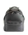 Royce New York Compact Leather Travel Backpack In Black