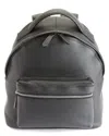Royce New York Compact Leather Travel Backpack In Black