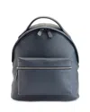 Royce New York Leather Travel Backpack In Navy
