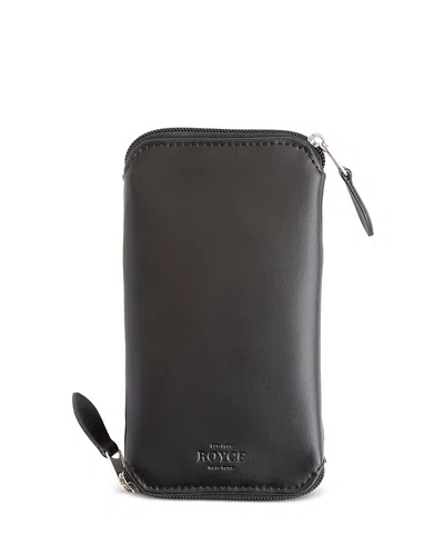 Royce New York Double Eyeglass Travel Case In Black