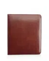 Royce New York One-inch Leather Ring Binder In British Tan