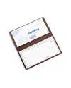 Royce New York Executive Leather Checkbook Holder In Brown