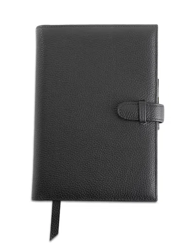 Royce New York Executive Leather Daily Planner In Black