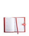 Royce New York Executive Leather Daily Planner In Red