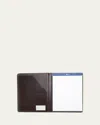 Royce New York Personalized Executive Leather Writing Portfolio In Brown