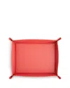 Royce New York Large Leather Catchall Valet Tray In Pink