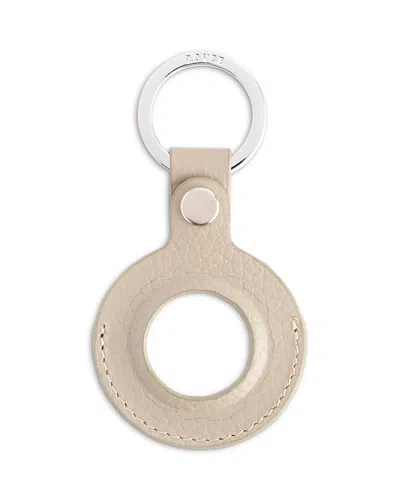 Royce New York Leather Air Tag Holder Key Chain In Gold