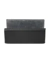 Royce New York Leather Business Card Holder Display In Black