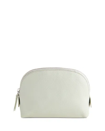 Royce New York Leather Cosmetics Case In White