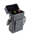 ROYCE NEW YORK LEATHER DOUBLE WINE CARRYING CASE