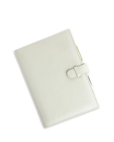 Royce New York Leather Executive Journal In Sage Green