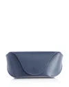 Royce New York Suede Lined Sunglasses Carrying Case In Navy Blue