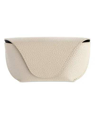 Royce New York Leather Glasses Carrying Case In Neutral
