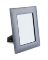 Royce New York Leather Picture Frame In Navy Blue