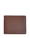 Royce New York Leather Rfid-blocking 100 Step Wallet In Brown/orange