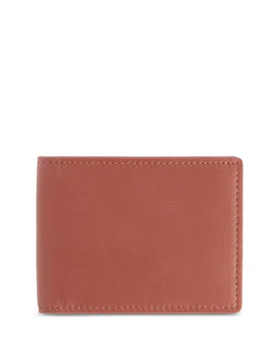Royce New York Leather Rfid-blocking 100 Step Wallet In Tan