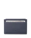 Royce New York Leather Rfid-blocking Executive Slim Credit Card Case In Navy Blue