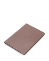 Royce New York Leather Rfid-blocking Passport Case & Wallet In Gray