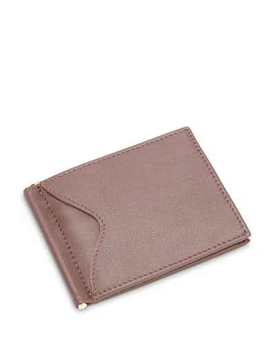 Royce New York Leather Rfid-blocking Money Clip Wallet In Pink