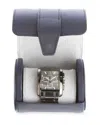 Royce New York Leather Single Watch Travel Roll Case In Navy Blue