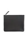 Royce New York Leather Travel Pouch In Black/black