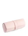 Royce New York Leather Travel Watch Roll In Blush Pink
