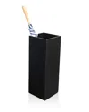 Royce New York Leather Umbrella Stand In Black