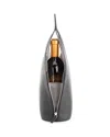 Royce New York Leather Wine Tote In Black