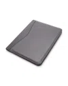 Royce New York Leather Suede-lined Writing Portfolio In Tan