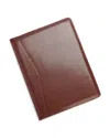 Royce New York Leather Writing Portfolio & Organizer In British Tan