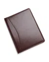 Royce New York Leather Writing Portfolio & Organizer In Burgundy