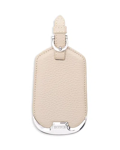 Royce New York Legendary Luggage Tag In Neutral