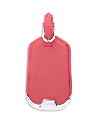 Royce New York Legendary Luggage Tag In Pink