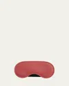 Royce New York Leather Eye Mask In Red