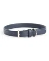 Royce New York Medium Luxe Dog Collar In Navy Blue