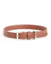 Royce New York Medium Luxe Dog Collar In Brown