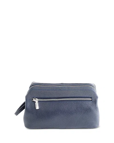 Royce New York Mini Toiletry Bag In Blue