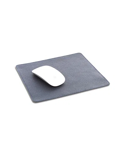 Royce New York Modern Leather Mouse Pad In Navy Blue