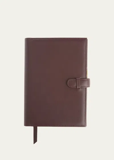 ROYCE NEW YORK MONOGRAMMED EXECUTIVE WEEKLY LEATHER CALENDAR PLANNER