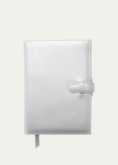 ROYCE NEW YORK MONOGRAMMED EXECUTIVE WEEKLY LEATHER CALENDAR PLANNER