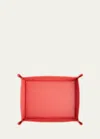 Royce New York Personalized Large Catch-all Valet Tray In Red