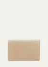 Royce New York Executive Card Holder In Taupe