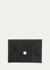Royce New York Envelope Style Business Card Holder In Black