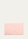 Royce New York Envelope Style Business Card Holder In Blush Pink