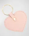 Royce New York Heart Shaped Key Chain In Light Pink