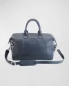Royce New York Executive Overnight Duffel Bag In Navy Navy Blue