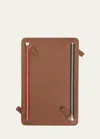 Royce New York Rfid Blocking Four Zip Travel Organizer In Tan