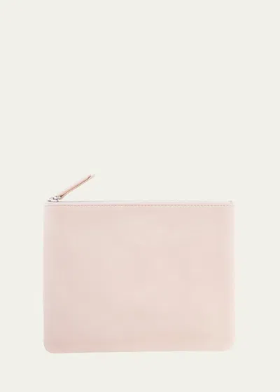 Royce New York Zippered Travel Organizer Pouch In Blush Pink